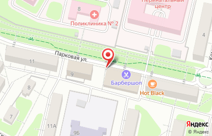 Экспресс-кофейня на Парковой улице на карте