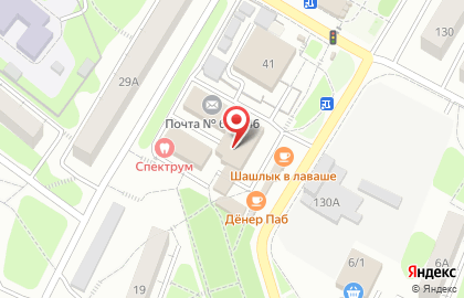 Сеть супермаркетов Вулкан в Октябрьском районе на карте