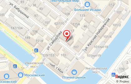 Магазин садово-хозяйственных товаров садово-хозяйственных товаров на улице Бабушкина на карте