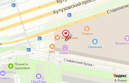 Магазин одежды Gloria Jeans на Кутузовском проспекте на карте