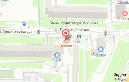 Продуктовый магазин Фортуна на улице Германа Лопатина на карте