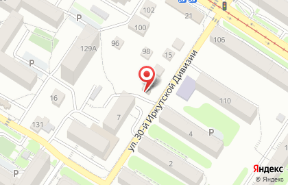 Шиномонтажная мастерская в Октябрьском районе на карте