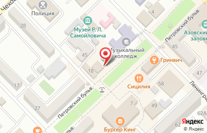 Франчайзинговый супермаркет канцелярских товаров Офискласс на Петровском бульваре на карте