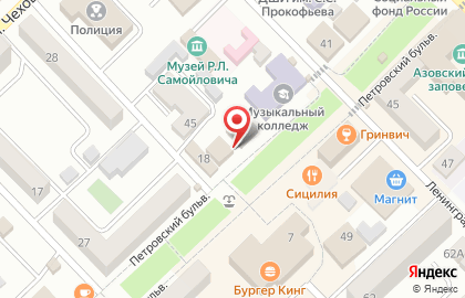 Франчайзинговый супермаркет канцелярских товаров Офискласс на Петровском бульваре на карте