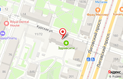 Регион Сервис на Лиговском проспекте на карте