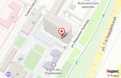 Агентство недвижимости Профи в Центральном районе на карте