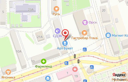 Оптика в Оренбурге на карте