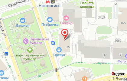 Мосгортранс в Новокосино на карте