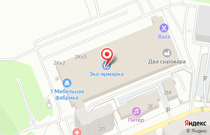 1 Мебельная Фабрика в Индустриальном районе на карте