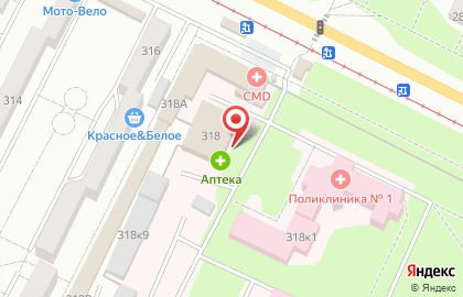 Государственная аптека Мособлмедсервис в Коломне на карте