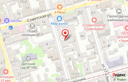 Салон красоты Каприз на площади Толстого на карте