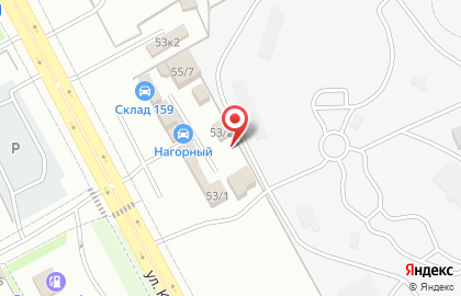Нагорная на карте