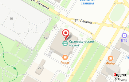 Служба доставки еды Farfor на улице Ленина на карте