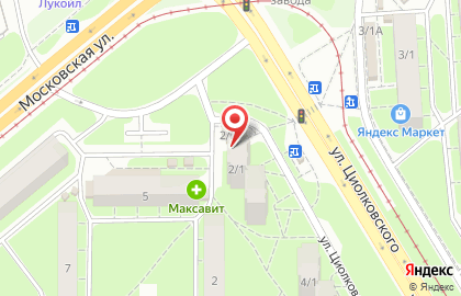 Ресторанный комплекс Сытый кабан на улице Циолковского на карте