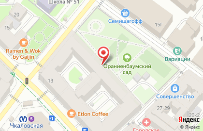 Петроградский район Детский сад №21 на карте