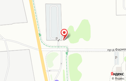 Автостоянка в Тюмени на карте