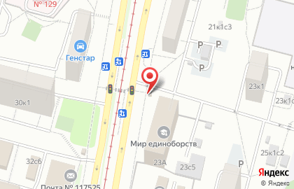 Киоск по продаже печатной продукции, район Чертаново Центральное на Чертановской улице на карте