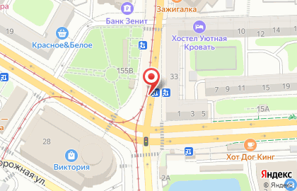 Киоск по продаже мясной продукции в Московском районе на карте