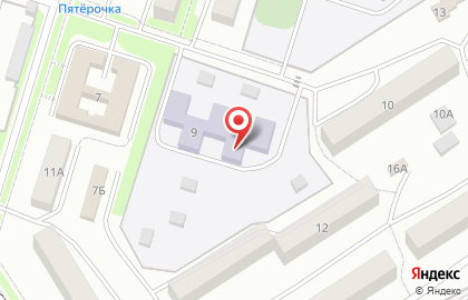 Детский сад №8 на улице Островского на карте