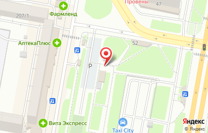 Киоск по продаже автотранспортных карт, Октябрьский район на карте