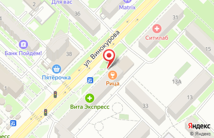 Кафе Рица в Чебоксарах на карте
