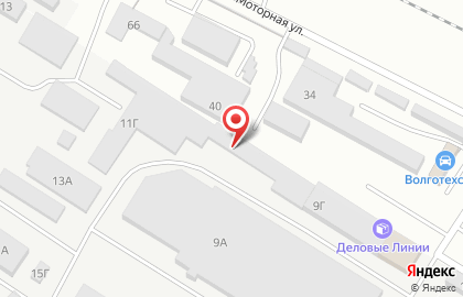 Торговая компания Щебень-Волгоград на Моторной улице на карте