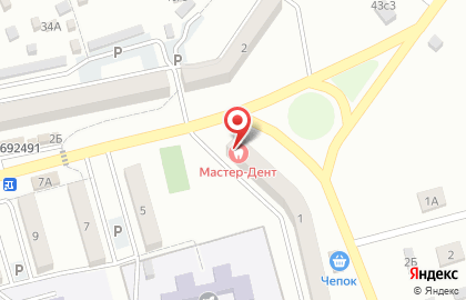 Стоматологический кабинет Мастер-Дент на Первомайской улице на карте
