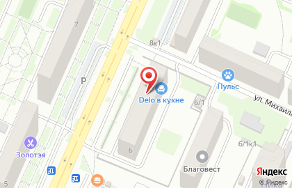 Ателье мебели на улице Гребенщикова на карте