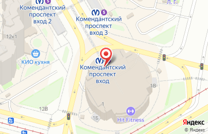 Магазин детской одежды Gulliver на Комендантском проспекте на карте