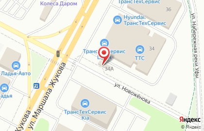 Магазин автозапчастей и автоаксессуаров Onisshop.ru на улице Маршала Жукова на карте