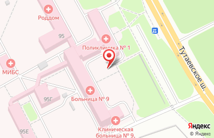 Клиническая больница №9 в Дзержинском районе на карте