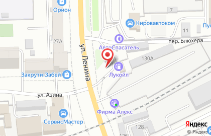СТО ЛУКОЙЛ-Уралнефтепродукт на улице Ленина на карте