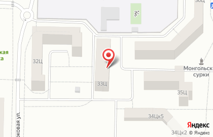 Торговый центр Октябрьский в микрорайоне Центральный на карте