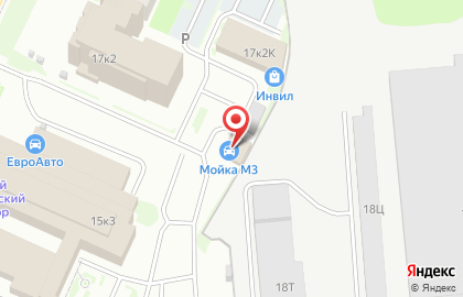 Мойка М3 Кондратьевский на карте