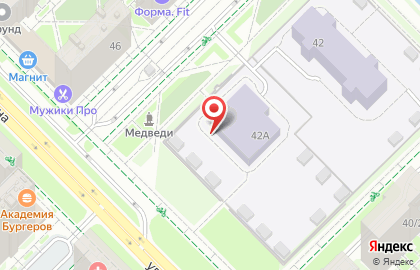 Детский сад №43 на улице Академика Парина на карте