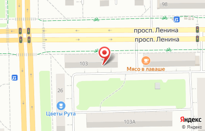 Салон полиграфических услуг Вкадре на проспекте Ленина на карте