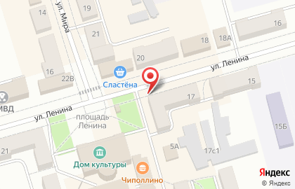 Банкомат Сбербанк на улице Ленина в Киреевске на карте
