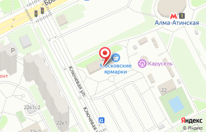Магазин Коломенское молоко в Москве на карте