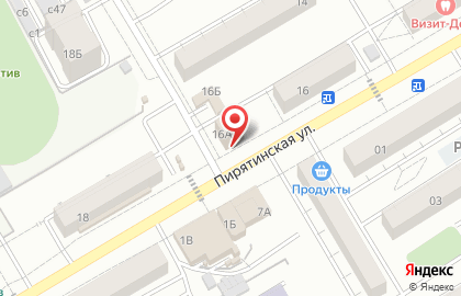 Ломбард Успех на Пирятинской улице на карте