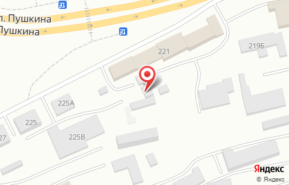Магазин-лаборатория автоэмалей на улице Пушкина на карте