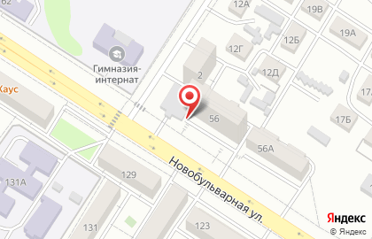 Автостоянка в Чите на карте