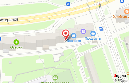 Северо-западный Банк Сбербанка России на проспекте Ветеранов на карте