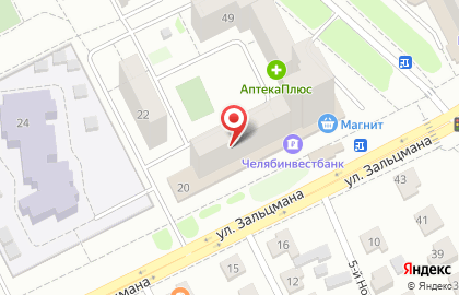 Адвокатский кабинет Шлёмина Д.В. в Тракторозаводском районе на карте