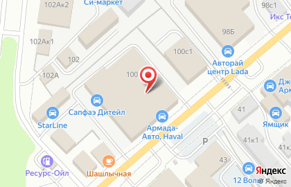 Многопрофильная компания СельСтрой Поволжье в Ленинском районе на карте