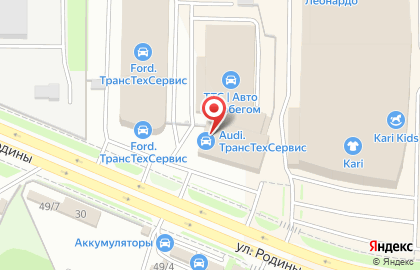 Автосалон Ауди Центр Казань на карте