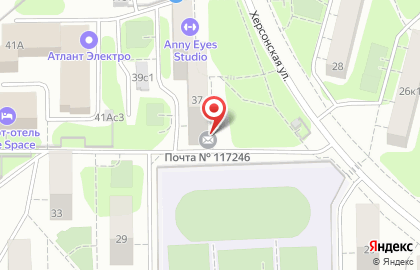 Пансионат Почта России на Херсонской улице на карте