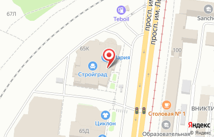 Оптовая компания Сириус в Краснооктябрьском районе на карте