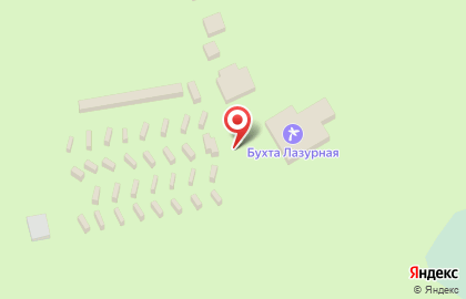 Центр отдыха Бухта Лазурная на карте