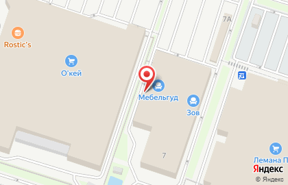 Мебельная компания Е1 в Москве на карте