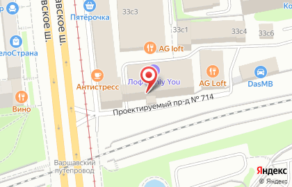 Столовая в Москве на карте